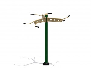 Thiết bị thể dục thể thao ngoài trời - Xà đơn 3 hướng